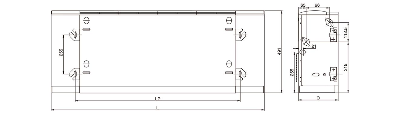 機(jī)組外形圖